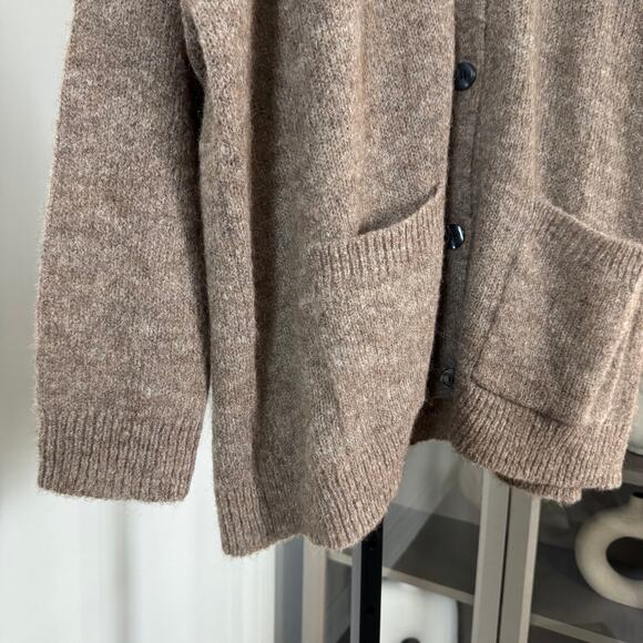 Jenni Kayne V-Neck Button Up Oversized Drew Cardigan XXL NEW Alpaca Wool Knit - Picture 3 of 5